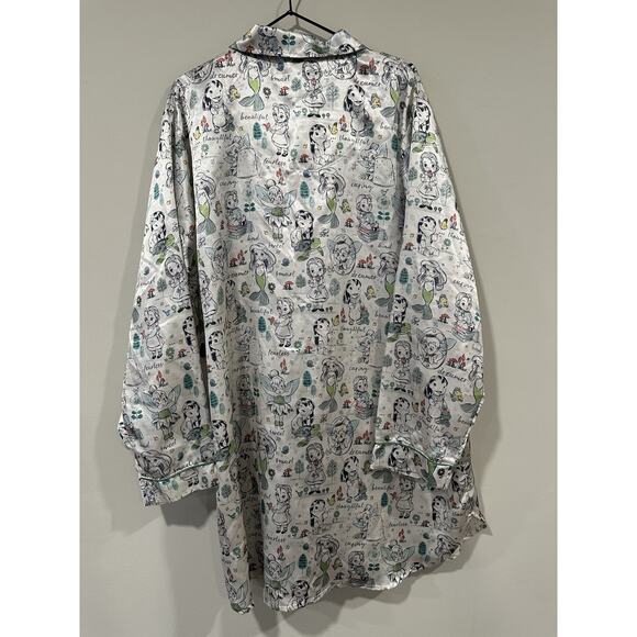 Disney Animators Collection Womens Princess Sleep Shirt Lounge Size 2XL 2579 - Picture 3 of 8